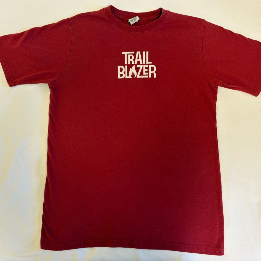 Trail Blazer Red Flame Graphic Tee Medium